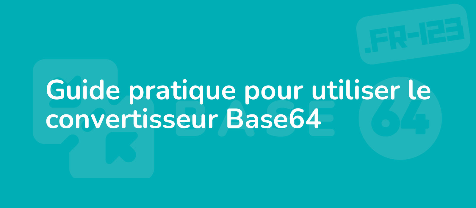 simple and sleek image showcasing base64 converter guide with clean design and clear instructions